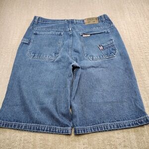 Vintage Y2K Baggy Shorts Men 36 Brooklyn Carpenter Wide Leg Skater Jorts Jean